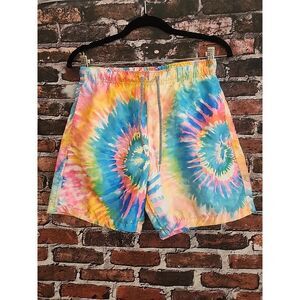 Boardies Men's SM Spiral Tie Dye Swim Shorts Trunks  Pockets Surfer Beach Hippie